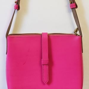 J Crew pink crossbody purse, handbags, accessories